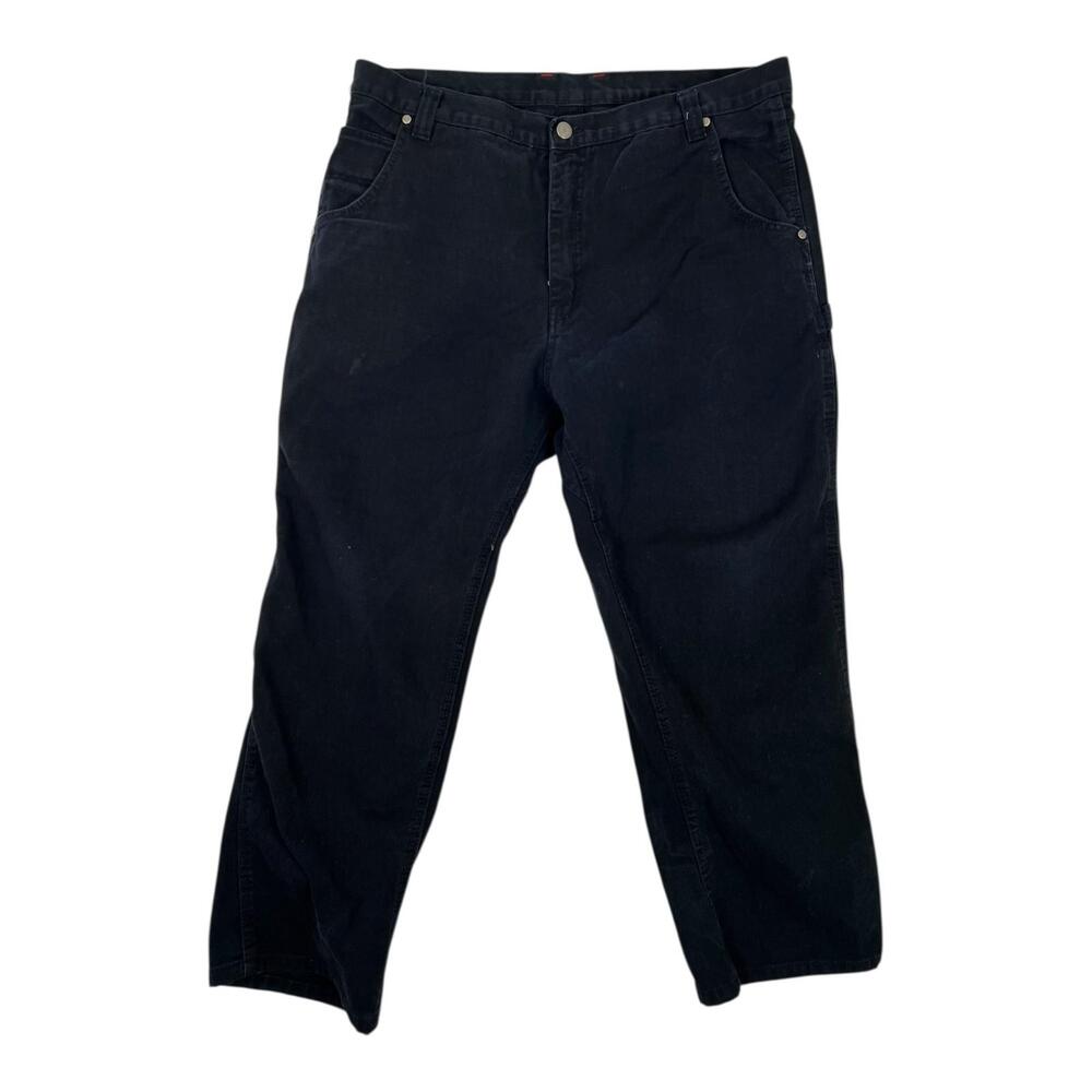 Craftsman Carpenter Pants Jeans Mens 40x30 Black Relaxed Straight Utility Work